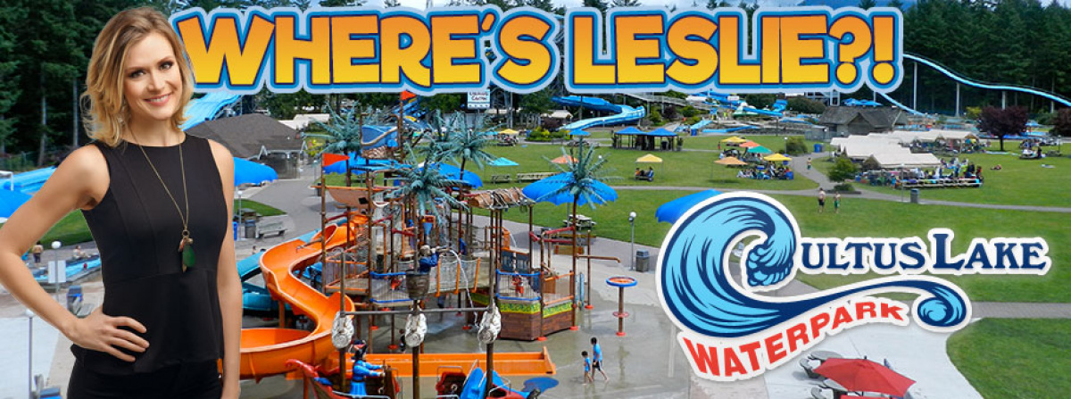 Where’s Leslie? Win a Family 4 Pack to Cultus Lake Waterpark and Adventure Park!