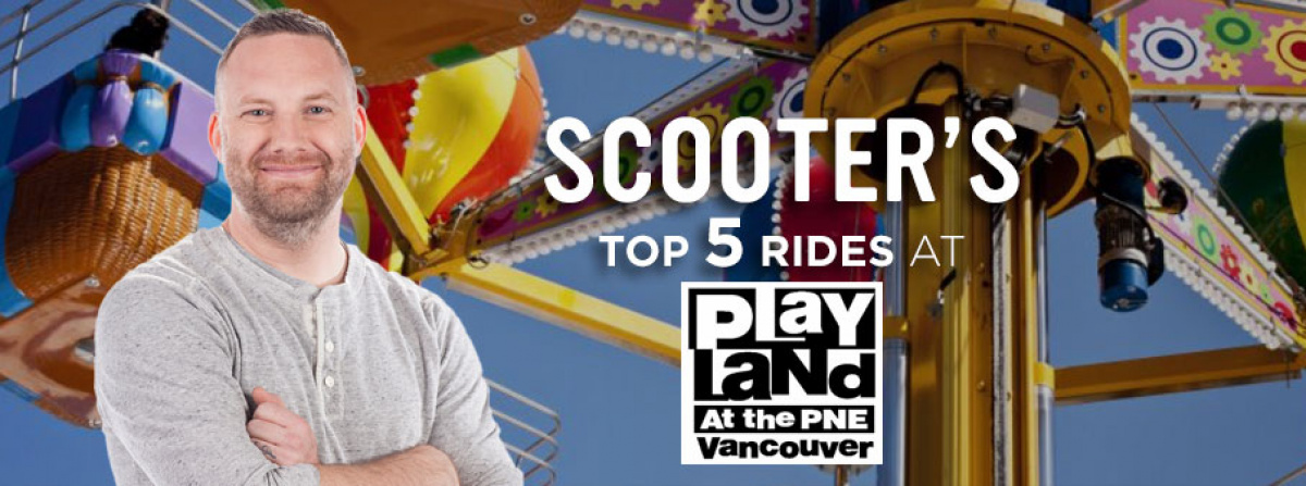 Scooter's Top 5 Playland Rides + Your Chance to Win a 4-pack of Tickets!