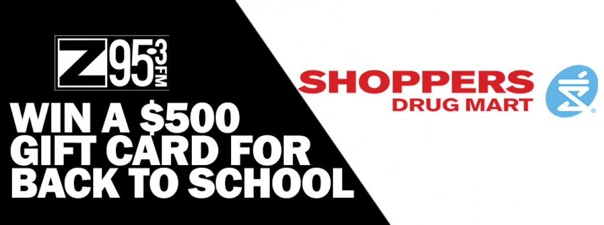 WIN: A $500 Gift Card to Shoppers Drug Mart for Back to School