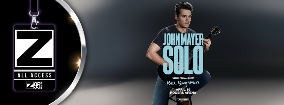 Z95.3 All Access: Win tickets to see John Mayer