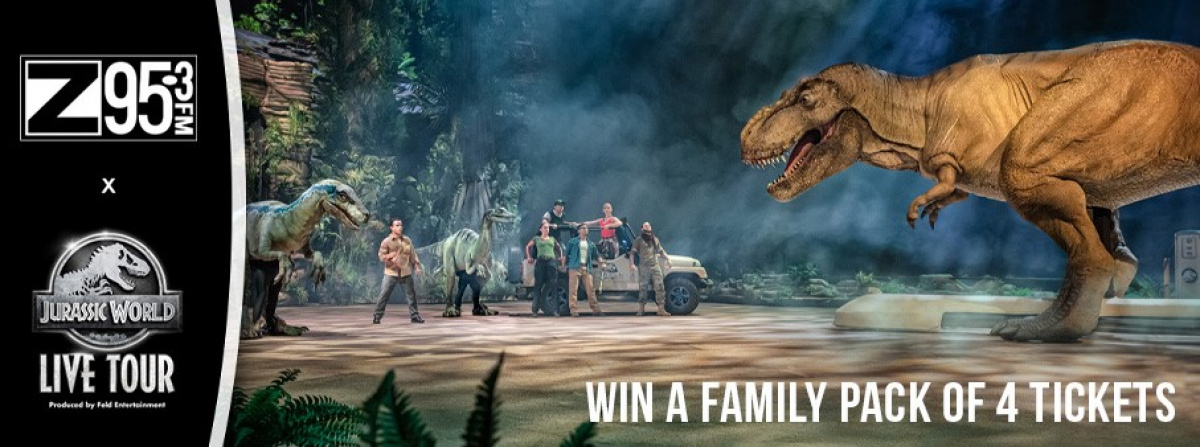 Win Tickets to Jurassic World Live