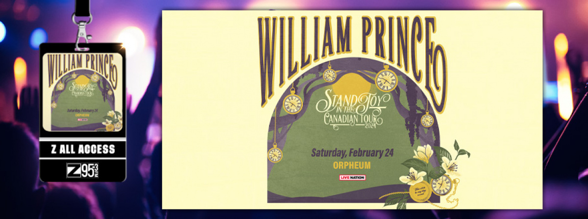 Win tickets to William Prince!