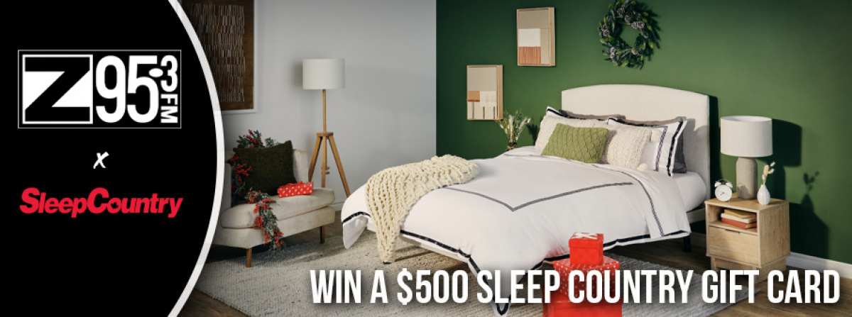 Enter to Win a $500 Sleep Country Gift Card!