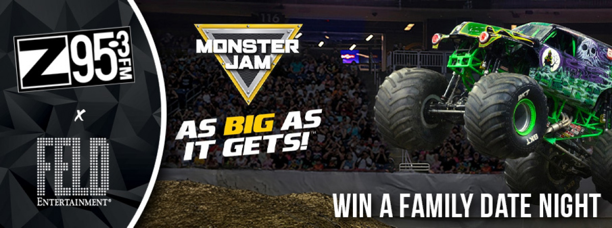 Win a Family Pack of tickets to Monster Jam!