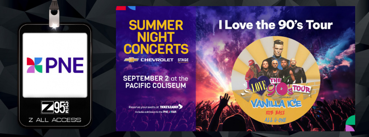 Win Tickets to the I Love the 90's Tour for the PNE Concert Series