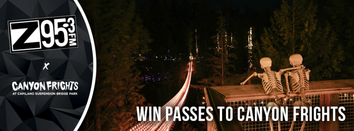 Win a 4 Pack of Passes to Canyon Frights at Capilano Suspension Bridge Park