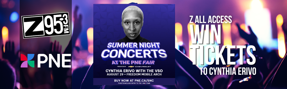 Z All Access: Win Tickets to Cynthia Erivo & the VSO at the PNE Summer Concerts